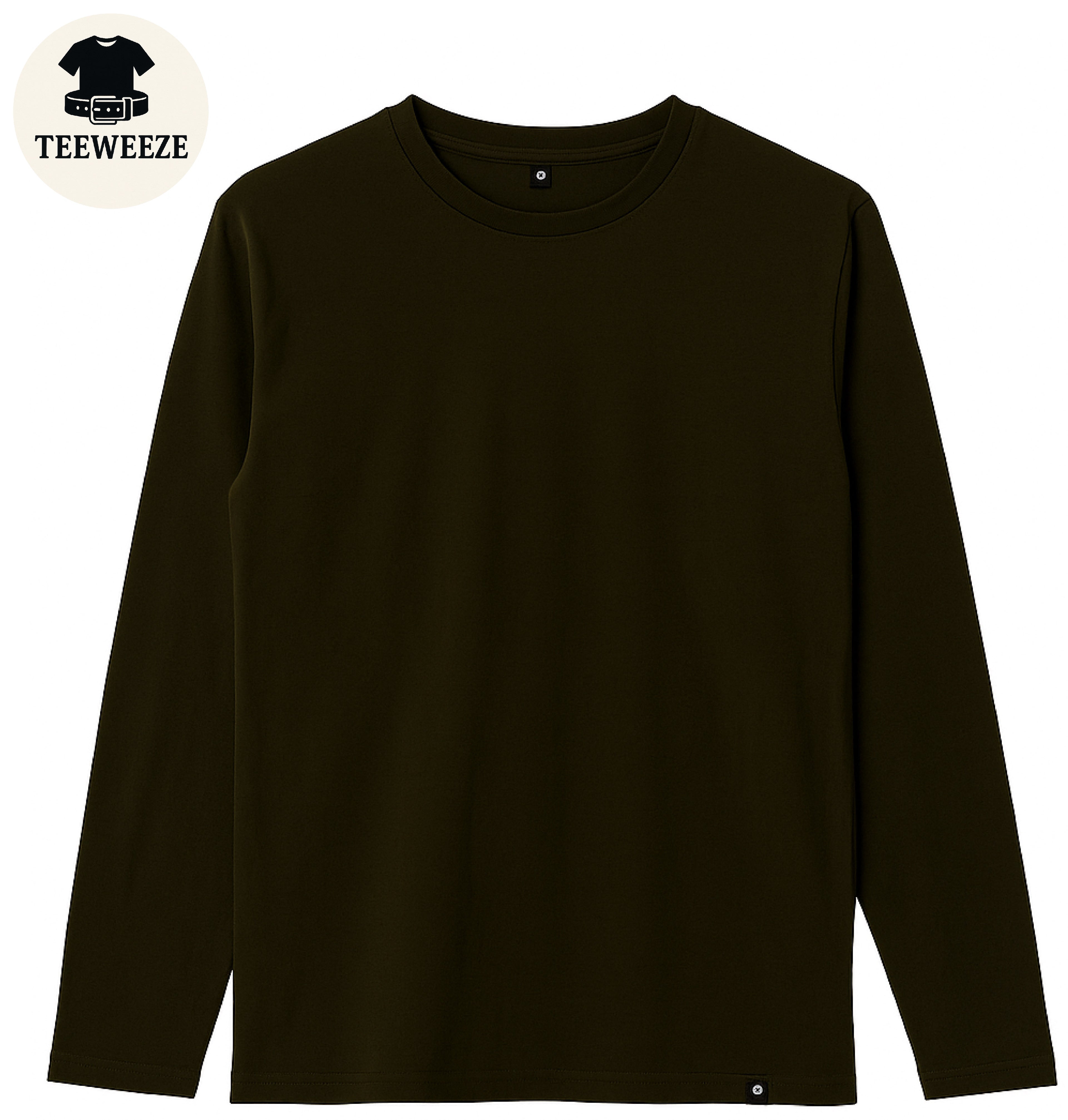 Dark Green Full Sleaves T.Shirt