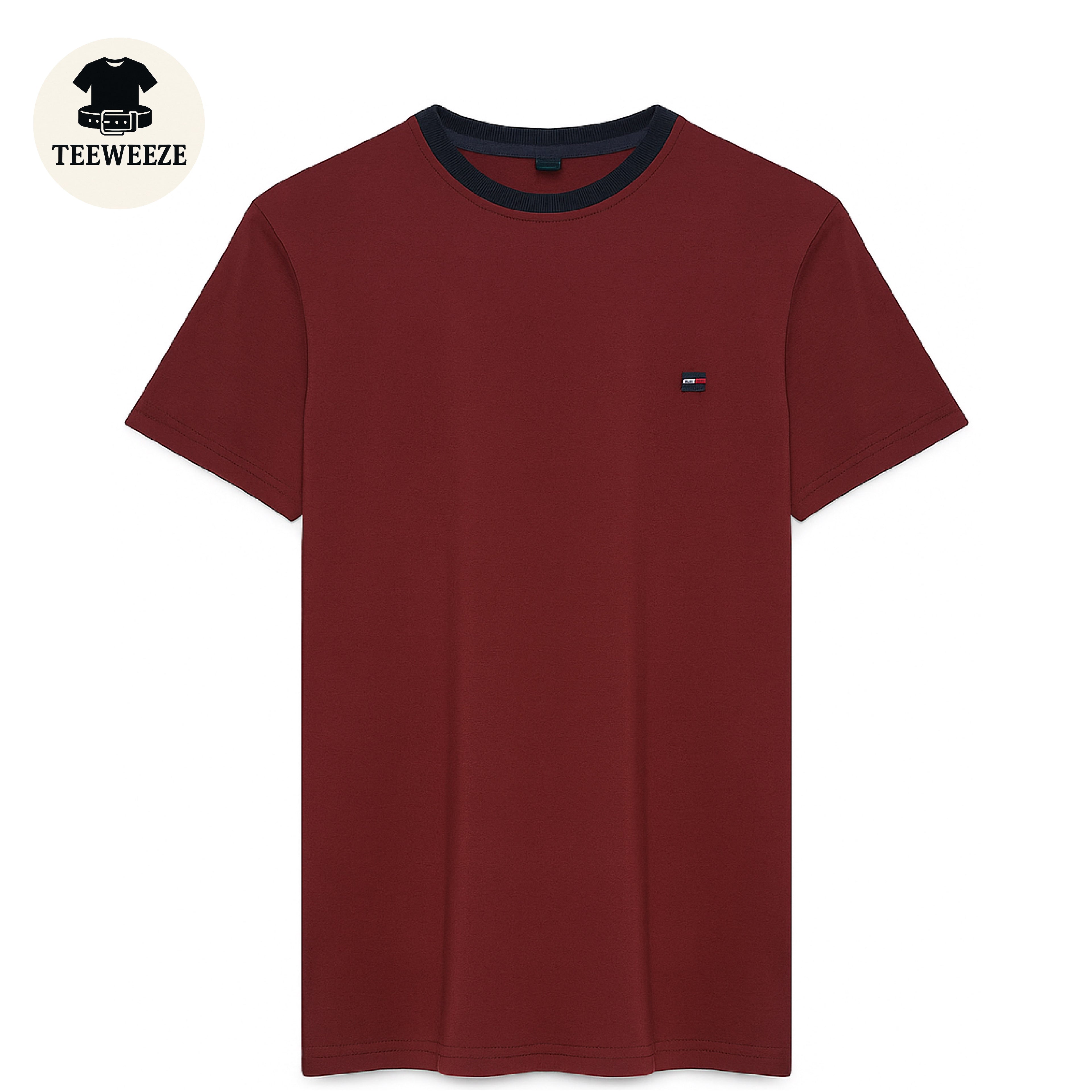 Dark Red Short Sleave T.shirt