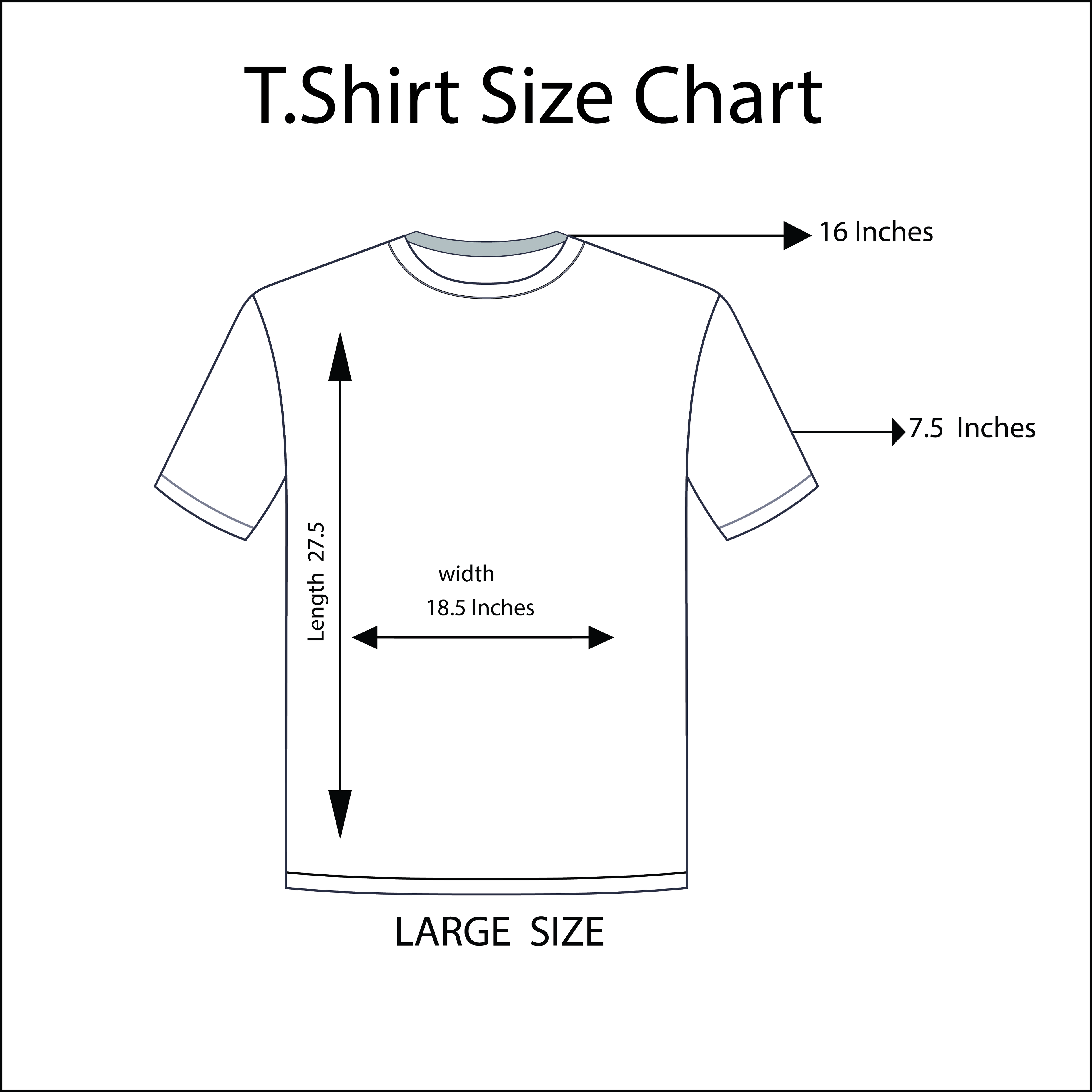Black color Cotton T.Shirt